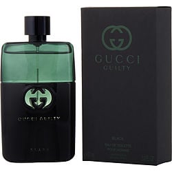 Gucci Guilty Black Pour Homme by Gucci EDT SPRAY 3 OZ (NEW PACKAGING) for MEN