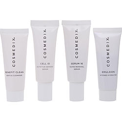Image of Cosmedix by CosMedix Age-Defying Skin 4-Piece Essentials Kit: Benefit Clean + Cell ID + Serum 16 + Emulsion -4x15ml/0.5OZ for WOMEN