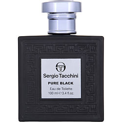Sergio Tacchini Pure Black by Sergio Tacchini EDT SPRAY 3.4 OZ for MEN