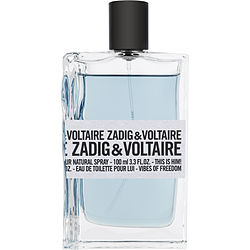 Zadig & Voltaire This Is Him! Vibes Of Freedom by Zadig & Voltaire EDT SPRAY 3.3 OZ *TESTER for MEN