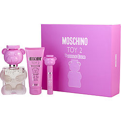 Moschino Toy 2 Bubble Gum by Moschino EDT SPRAY 3.4 OZ & BODY LOTION 3.4 OZ & EDT SPRAY 0.33 OZ MINI for UNISEX