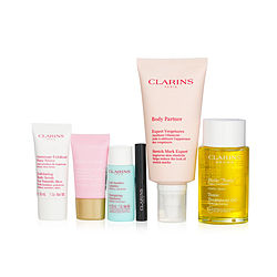 Clarins by Clarins Beautiful Beginnings Set -6pcs+1suitcase for WOMEN