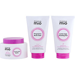Mama Mio by Mama Mio Bloomin Lovely - Tummy Rub Butter 120ml + Lucky Legs Cooling Gel 125ml + Boob Tube Bust Cream 125ml + Megamama Shower Milk 50ml -4pcs for WOMEN