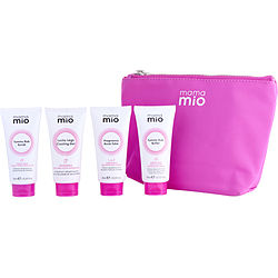 Mama Mio by Mama Mio Pregnancy Essentials Kit - Tummy Rub Butter + Lucky Legs Cooling Gel + Boob Tube Bust Cream + Tummy Rub Scrub -4x30ml/1OZ for WOMEN