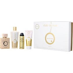 Armaf Club De Nuit Milestone by Armaf EAU DE PARFUM SPRAY 3.6 OZ & BODY SPRAY 1.7 OZ & SHOWER GEL 3.4 OZ & SHAMPOO 8.4 OZ for UNISEX Armaf Club De Nuit Milestone by Armaf EAU DE PARFUM SPRAY 3.6 OZ & BODY SPRAY 1.7 OZ & SHOWER GEL 3.4 OZ & SHAMPOO 8.4 OZ for UNISEX