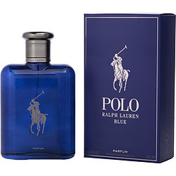 Polo Blue by Ralph Lauren PARFUM REFILLABLE SPRAY 4.2 OZ for MEN