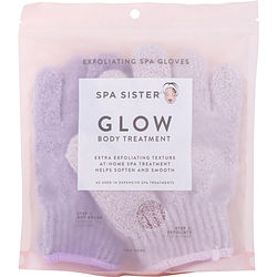 Spa Accessories by Spa Accessories SPA SISTER TWIN EXFOLIATING GLOVES TREATMENT (VIOLET & LAVANDER) for UNISEX