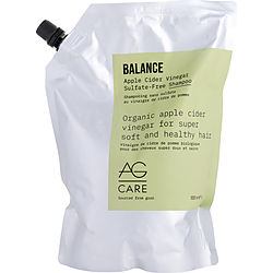 Ag Hair Care by AG Hair Care BALANCE APPLE CIDER VINEGAR SULFATE-FREE SHAMPOO (NEW PACKAGING) 33.8 OZ for UNISEX Ag Hair Care by AG Hair Care BALANCE APPLE CIDER VINEGAR SULFATE-FREE SHAMPOO (NEW PACKAGING) 33.8 OZ for UNISEX