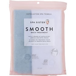 Spa Accessories by Spa Accessories SPA SISTER TWIN EXFOLIATING SPA TOWELS (BLUE & WHITE) for UNISEX 448940