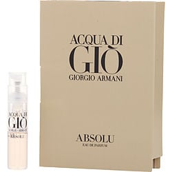 Acqua Di Gio Absolu by Giorgio Armani EDP SPRAY VIAL ON CARD for MEN