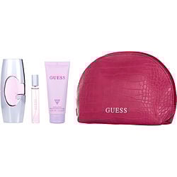 Guess New by Guess EAU DE PARFUM SPRAY 2.5 OZ & BODY LOTION 3.4 OZ & EAU DE PARFUM SPRAY 0.5 OZ + BAG for WOMEN