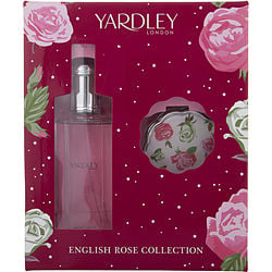 Yardley by Yardley ENGLISH ROSE EDT SPRAY 4.2 OZ & COMPACT MIRROR for WOMEN