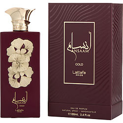 Lattafa Pride Ansaam Gold by Lattafa EAU DE PARFUM SPRAY 3.4 OZ for UNISEX