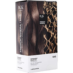 Igk by IGK PERMANENT COLOR KIT - 6AG FRENCH RIVIERA (LIGHT BEIGE BROWN) for UNISEX