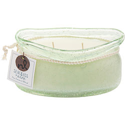 Seagrass & Aloe by Northern Lights 2 WICK CANDLE 14 OZ for UNISEX photo