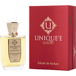 Unique'e Luxury Chocolate Makes Me Happy by Unique'e Luxury EXTRAIT DE PARFUM SPRAY 3.4 OZ for UNISEX