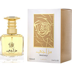 Lattafa Mazaaji by Lattafa EAU DE PARFUM SPRAY 3.4 OZ for UNISEX