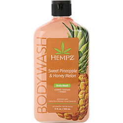 Hempz by Hempz Sweet Pineapple & Honey Melon Herbal Body Wash -500ml/17OZ for UNISEX