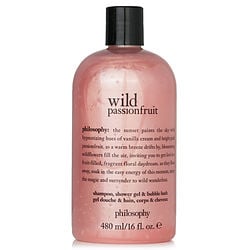 Image of Philosophy by Philosophy Wild Passionfruit Shampoo, Shower Gel & Bubble Bath -480ml/16OZ for WOMEN