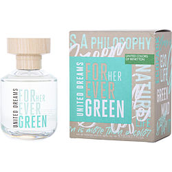 Benetton United Dreams Forever Green by Benetton EDT SPRAY 2.7 OZ for WOMEN