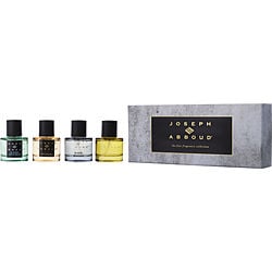 Joseph Abboud Variety by Joseph Abboud 4 PC COLLECTION WITH DARK WOODS & BESPOKE & MODERN GENTLEMAN & MOUNTAIN AND ALL ARE EAU DE PARFUM SPRAY 0.68 OZ for MEN