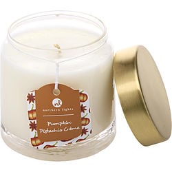Pumpkin Pistachio Creme by Northern Lights SCENTED SOY GLASS CANDLE 10 OZ for UNISEX