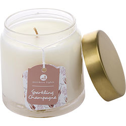 Sparkling Champagne by Northern Lights SCENTED SOY GLASS CANDLE 10 OZ for UNISEX