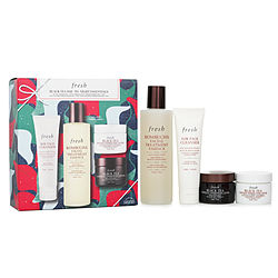 Image of Fresh by Fresh Black Tea Set: Soy Face Cleanser+Kombucha F.T. Essence+Instant Perfecting Mask+Firming Overnight Mask -4pcs for WOMEN