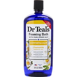 Image of Dr. Teal's by Dr. Teal's Foaming Bath with Pure Epsom Salt Comfort & Calm with Chamomile -1000ml/34OZ for UNISEX