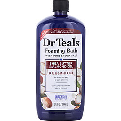 Dr. Teal's by Dr. Teal's Foaming Bath with Pure Epsom Salt Shea Butter &amp; Almond -1000ml/34OZ for UNISEX