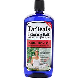 Dr. Teal's by Dr. Teal's Foaming Bath with Pure Epsom Salt Ashwagandha -1000ml/34OZ for UNISEX