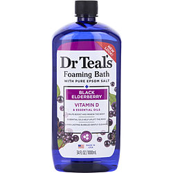 Dr. Teal's by Dr. Teal's Foaming Bath with Pure Epsom Salt Elderberry -1000ml/34OZ for UNISEX 466010