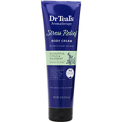 Image of Dr. Teal's by Dr. Teal's Aromatherapy Stress Relief Body Cream with Eucalyptus, Citrus & Spearmint -227g/8OZ for UNISEX