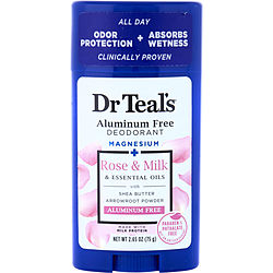 Image of Dr. Teal's by Dr. Teal's Aluminum Free Deodorant - Magnesium+ Rose Milk & Essential Oils -75g/2.65OZ for UNISEX
