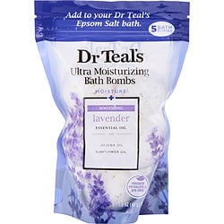 Dr. Teal's by Dr. Teal's Ultra Moisturizing Bath Bombs - Moisture + Soothing Lavender -45g/1.6OZ for UNISEX 466143
