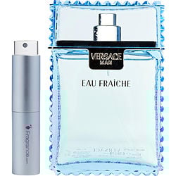 Versace Man Eau Fraiche by Gianni Versace EDT SPRAY 0.27 OZ (TRAVEL SPRAY) for MEN