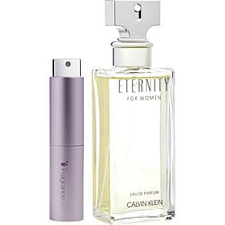 Eternity by Calvin Klein EAU DE PARFUM SPRAY 0.27 OZ (TRAVEL SPRAY) for WOMEN