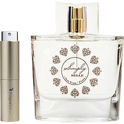 Simply Belle by Exceptional Parfums EAU DE PARFUM SPRAY 0.27 OZ (TRAVEL SPRAY) for WOMEN