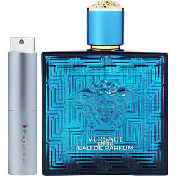 Versace Eros by Gianni Versace EAU DE PARFUM SPRAY 0.27 OZ (TRAVEL SPRAY) for MEN