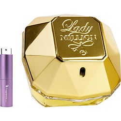 Paco Rabanne Lady Million by Paco Rabanne EAU DE PARFUM SPRAY 0.27 OZ (TRAVEL SPRAY) for WOMEN