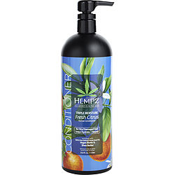 Hempz by Hempz TRIPLE MOISTURE FRESH CITRUS HERBAL CONDITIONER FOR DRY/DAMAGED HAIR 33.8 OZ for UNISEX