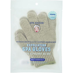 Spa Accessories by Spa Accessories SPA SISTER EXFOLIATING SPA GLOVES - SAGE GREEN for UNISEX