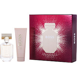 Boss The Scent by Hugo Boss EAU DE PARFUM SPRAY 1.6 OZ &amp; BODY LOTION 2.5 OZ for WOMEN