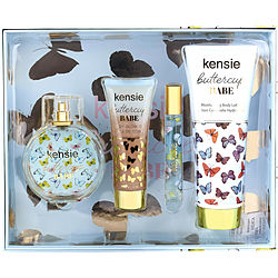 Kensie Buttercup Babe by Kensie EAU DE PARFUM SPRAY 3.4 OZ & BODY LOTION 6.8 OZ & BODY GLOW OIL 2.5 OZ & EAU DE PARFUM SPRAY 0.33 OZ MINI for WOMEN