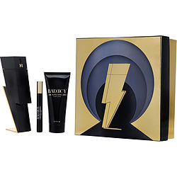 Ch Bad Boy by Carolina Herrera EDT SPRAY 3.4 OZ & SHOWER GEL 3.4 OZ & EDT SPRAY 0.34 OZ MINI for MEN