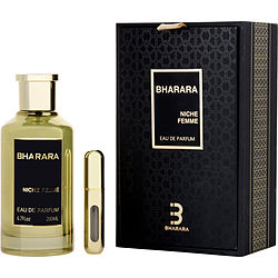 Bharara Niche Femme by BHARARA EAU DE PARFUM SPRAY 6.7 OZ + REFILLABLE TRAVEL SPRAY (EMPTY) for WOMEN