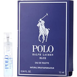 Polo Blue by Ralph Lauren EDT SPRAY VIAL ON CARD for MEN
