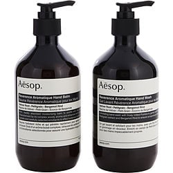 Image of Aesop by Aesop Reverence Duet: Aromatique Hand Wash + Aromatique Hand Balm -2x 500ml/17OZ for UNISEX