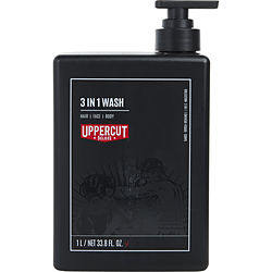 Uppercut by Uppercut 3 IN 1 WASH 33.8 OZ for MEN