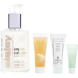 Image of Sisley by Sisley Emulsion Ecologique Set: Ecological Compound 125ml + Facial Gel 10ml + Anti-Aging Hydration 10ml + Eye Contour Mask 2ml -4pcs for WOMEN